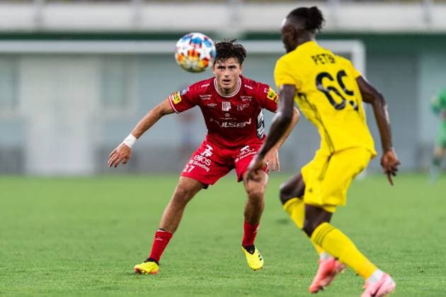 240725 Besfort Zeneli of Elfsborg during the UEFA Europa League qualification match between Sheriff Tiraspol and Elfsborg on July 25, 2024 in Tiraspol Photo Alex Nicodim BILDBYRAN COP 282 AN0008 fotboll football soccer fotball uefa europa league sheriff tiraspol elfsborg bbeng qualification  Copyright: ALEXxNICODIM BB240725ZP024