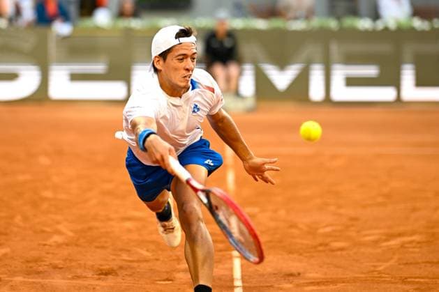 TENNIS - ATP, Tennis Herren Generali Open 2024 KITZBUEHEL,AUSTRIA,25.JUL.24 - TENNIS - ATP World Tour, Generali Open. Image shows Sebastian Baez (ARG).  GEPAxpictures xDanielxSchoenherr