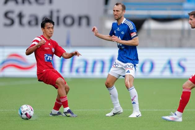 UEFA Europa League Qualification 2nd Round Molde Silkeborg Molde 20240725 Magnus Wolf Eikrem during the Europa League qualifying football match between Molde and Silkeborg at Aker Stadion Photo Svein Ove Ekornesvag NTB Molde Norway EDITORIAL USE ONLY RESTRICTED USE FOR BETTING COMPANIES  Copyright: xSveinxOvexEkornesvagx xNTBx