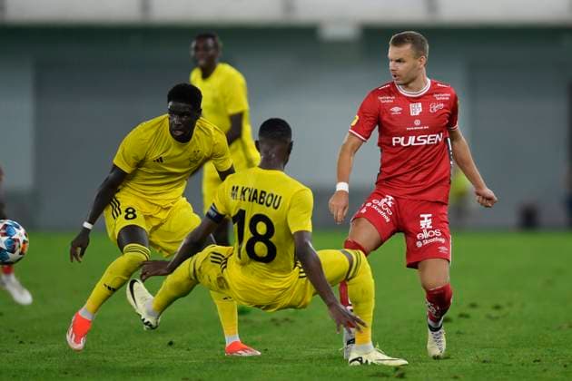 240725 Gustav Henriksson of Elfsborg during the UEFA Europa League qualification match between Sheriff Tiraspol and Elfsborg on July 25, 2024 in Tiraspol Photo Alex Nicodim BILDBYRAN COP 282 AN0008 fotboll football soccer fotball uefa europa league sheriff tiraspol elfsborg bbeng qualification  Copyright: ALEXxNICODIM BB240725ZI023