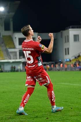 240725 Simon Hedlund of IF Elfsborg celebrates after the 0 1 goal during the UEFA Europa League qualification match between Sheriff Tiraspol and Elfsborg on July 25, 2024 in Tiraspol Photo Alex Nicodim BILDBYRAN COP 282 AN0008 fotboll football soccer fotball uefa europa league sheriff tiraspol elfsborg bbeng qualification jubel  Copyright: ALEXxNICODIM BB240725ZC036