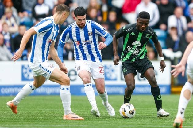 Kilmarnock FC v Cercle Brugge - UEFA Europa League KILMARNOCK, SCOTLAND - JULY 25 : Abu Francis midfielder of Cercle Brugge during the UEFA Europa League second qualifying round first leg match between Kilmarnock FC and Cercle Brugge on July 25, 2024 in Kilmarnock, Scotland, 25 07 2024  Copyright: xTomasxSiskx