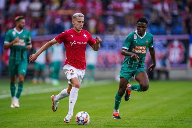 25.07.2024 KRAKOW UL. REYMONTA ( POLAND ) PILKA NOZNA ( FOOTBALL ) LIGA EUROPY UEFA ( UEFA EUROPA LEAGUE ) - 2. RUNDA ELIMINACJI ( SECOND QUALIFYING ROUND ) MECZ WISLA KRAKOW - RAPID WIEDEN ( GAME RAPID WIEN ) NZ OLIVIER SUKIENNICKI FOTO BORYS GOGULSKI CYFRASPORT NEWSPIX.PL --- Newspix.pl  20240725_CSBG_0057