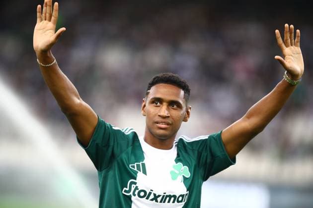 Tete of Panathinaikos in action during the UEFA Europa League second qualifying round 1st leg match between Panathinaikos and Botev Plovdiv held in OAKA Arena in Athens, Greece, 25 July 2024. IMAGO ONE INCH PRODUCTIONS ATHENS Greece Copyright: xOnexInchxProductionsx 6280851