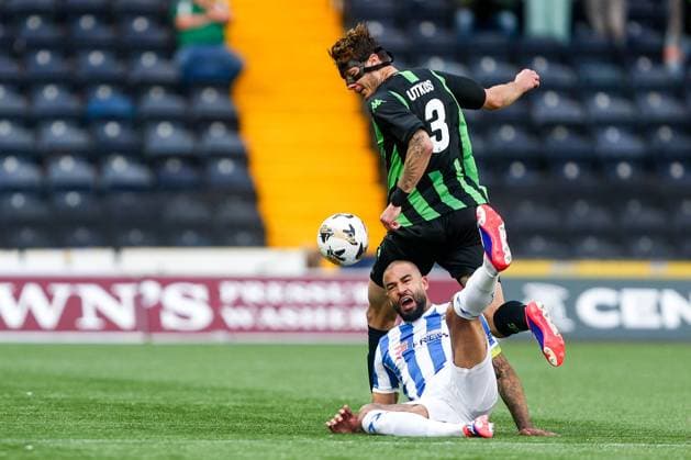 Kilmarnock FC v Cercle Brugge - UEFA Europa League KILMARNOCK, SCOTLAND - JULY 25 : Utkus Edgaras defender of Cercle Brugge during the UEFA Europa League second qualifying round first leg match between Kilmarnock FC and Cercle Brugge on July 25, 2024 in Kilmarnock, Scotland, 25 07 2024  Copyright: xTomasxSiskx