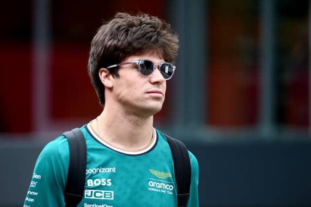 25 07 2024, xsvx, Motorsport FIA Formula 1, Belgian Grand Prix 2024 emspor, v l Lance Stroll Aston Martin starting number 18 FIA REGULATIONS PROHIBIT ANY USE OF PHOTOGRAPHS as IMAGE SEQUENCES and or QUASI VIDEO Spa