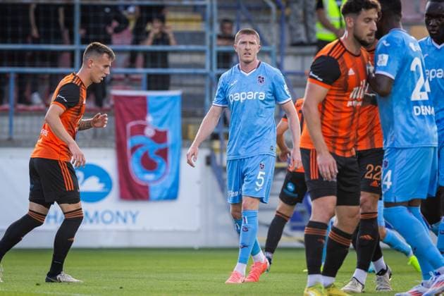 RUZOMBEROK - TRABZONSPOR UEFA EUROPA LEAGUE John Lundstram of Trabzonspor during the 1st leg of Second qualifying round of the UEFA Europa League football match between MFK Ruzomberok and Trabzonspor. Ruzomberok, Slovakia, July 25, 2024. PUBLICATION NOT IN SLOVAKIA Ruzomberok Copyright: xBranislavxRackox 080A4266