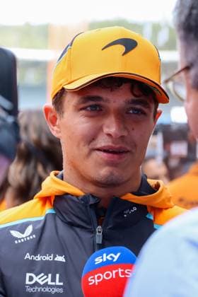 May 25, 2024, Spa-Francorchamps, Belgium: LANDO NORRIS doing interviews behind the McLaren garage during media day of the 2024 Belgian Grand Prix. Spa-Francorchamps Belgium - ZUMA Pho 20240525_mda_k187_217 Copyright: xAlexisxKahnx