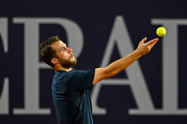 TENNIS - ATP, Tennis Herren Generali Open 2024 KITZBUEHEL,AUSTRIA,25.JUL.24 - TENNIS - ATP World Tour, Generali Open. Image shows Hugo Gaston (FRA).  GEPAxpictures xDanielxSchoenherr