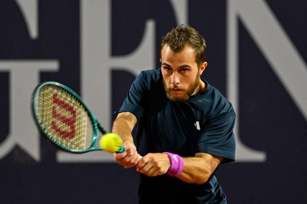 TENNIS - ATP, Tennis Herren Generali Open 2024 KITZBUEHEL,AUSTRIA,25.JUL.24 - TENNIS - ATP World Tour, Generali Open. Image shows Hugo Gaston (FRA).  GEPAxpictures xDanielxSchoenherr