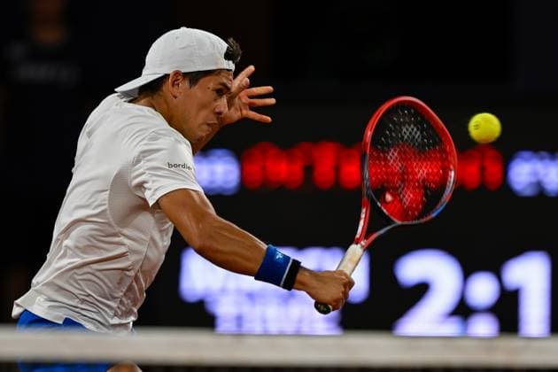 TENNIS - ATP, Tennis Herren Generali Open 2024 KITZBUEHEL,AUSTRIA,25.JUL.24 - TENNIS - ATP World Tour, Generali Open. Image shows Sebastian Baez (ARG).  GEPAxpictures xDanielxSchoenherr