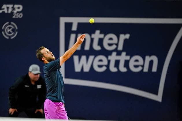 TENNIS - ATP, Tennis Herren Generali Open 2024 KITZBUEHEL,AUSTRIA,25.JUL.24 - TENNIS - ATP World Tour, Generali Open. Image shows Hugo Gaston (FRA).  GEPAxpictures xDanielxSchoenherr
