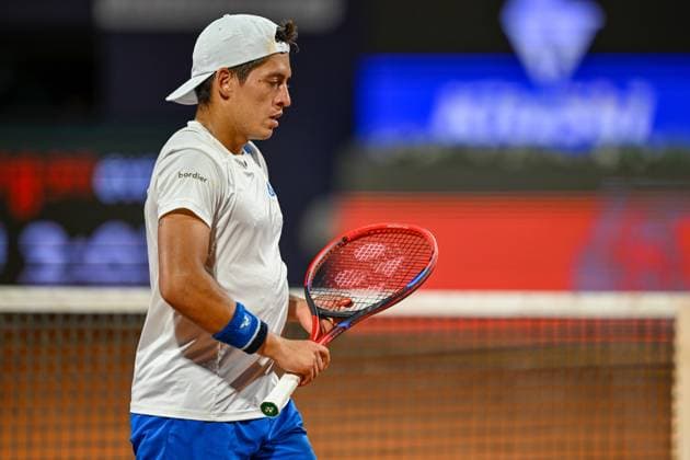 TENNIS - ATP, Tennis Herren Generali Open 2024 KITZBUEHEL,AUSTRIA,25.JUL.24 - TENNIS - ATP World Tour, Generali Open. Image shows Sebastian Baez (ARG).  GEPAxpictures xDanielxSchoenherr