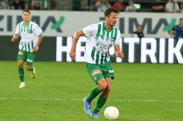Football UEFA Conference League 2024 Second Qualifying round FC St Gallen vs FC Tobol Kostanay, Arena St Gallen, Switzerland St Gallen Lukas Görtler St Gallen Stadion Kyburnpark Switzerland Copyright: xFranzxScheferx