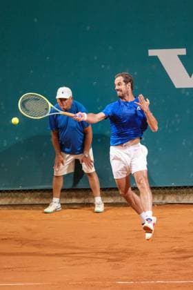 Verona: Richard Gasquet from France in action during Internazionali di Verona ATP, Tennis Herren Challenger 100 tennis tournament at Sports Club Verona in Verona on July 25, 2024, Verona Italy. International Tennis match - ATP CHALLENGER - INTERNAZIONALI DI VERONA  - ZUMAp169 20240725_zsa_p169_054 Copyright: xRobertoxTommasini IPAxSportx