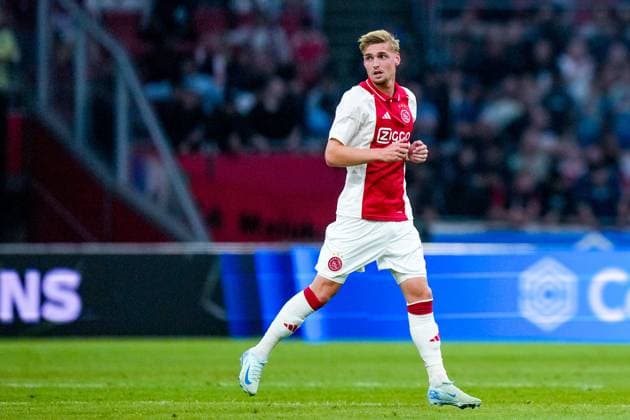 AMSTERDAM , 25-07-2024, JohanCruijff ArenA , Season 2024-2025. UEFA Europa League Second qualifying round Football between Ajax and Vojvodina , Ajax player Kenneth Taylor Ajax - Vojvodina  x25837956x Copyright: