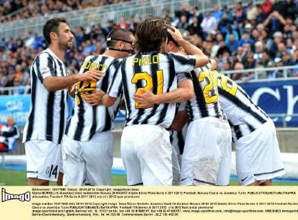 Football, Italy, Serie A, Novara Calcio - Juventus Turin 0:4