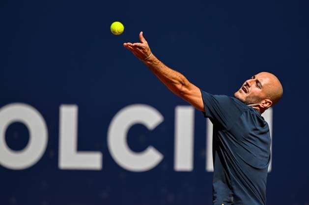 TENNIS - ATP, Tennis Herren Generali Open 2024 KITZBUEHEL,AUSTRIA,26.JUL.24 - TENNIS - ATP World Tour, Generali Open. Image shows Constantin Frantzen (GER).  GEPAxpictures xDanielxSchoenherr