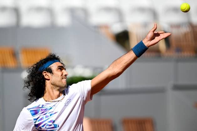TENNIS - ATP, Tennis Herren Generali Open 2024 KITZBUEHEL,AUSTRIA,26.JUL.24 - TENNIS - ATP World Tour, Generali Open. Image shows Skander Mansouri (TUN).  GEPAxpictures xDanielxSchoenherr