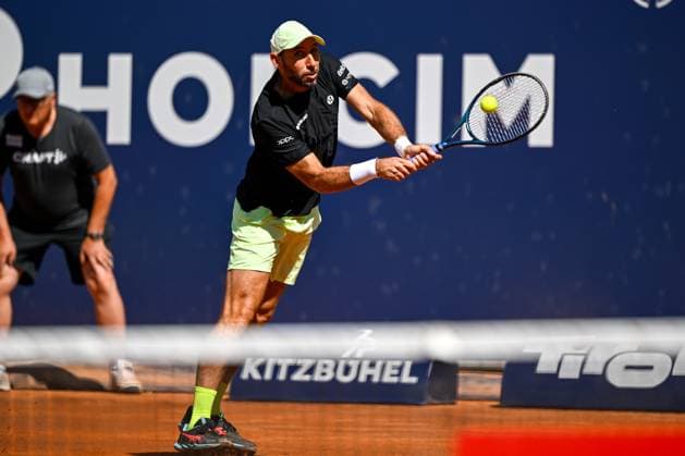 TENNIS - ATP, Tennis Herren Generali Open 2024 KITZBUEHEL,AUSTRIA,26.JUL.24 - TENNIS - ATP World Tour, Generali Open. Image shows Santiago Gonzalez (MEX).  GEPAxpictures xDanielxSchoenherr