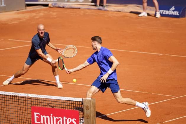 Generali Open ATP 250 2024 Kitzbühel, 26 07 2024 Constantin Frantzen GER, Germany and Hendrik Jebens GER, Germany Generali Open 2024, ATP 250, Sportpark Kitzbühel on 26 07 2024, Kitzbühel Copyright: xBEAUTIFULxSPORTSx Pajonkx