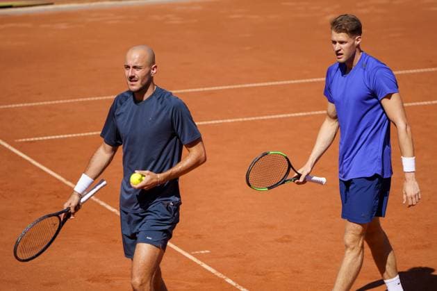 Generali Open ATP 250 2024 Kitzbühel, 26 07 2024 Constantin Frantzen GER, Germany and Hendrik Jebens GER, Germany Generali Open 2024, ATP 250, Sportpark Kitzbühel on 26 07 2024, Kitzbühel Copyright: xBEAUTIFULxSPORTSx Pajonkx
