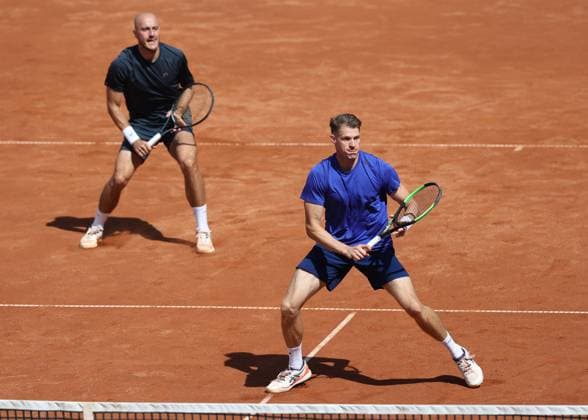 Constantin Frantzen, Hendrik Jebens blue shirt , Men s Doubles, Men s Doubles Copyright: xJuergenxHasenkopfx