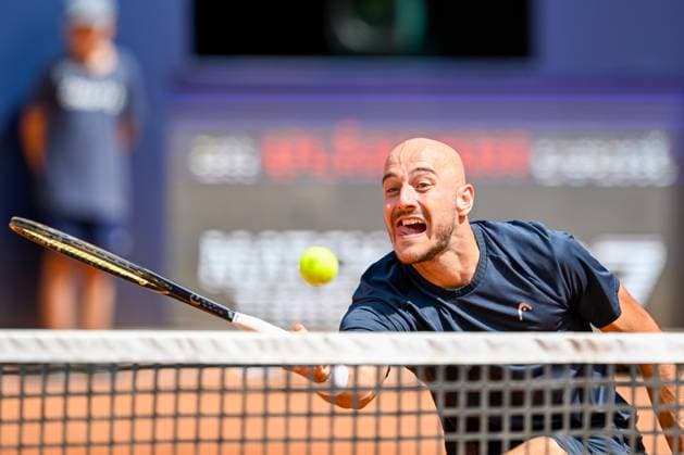 TENNIS - ATP, Tennis Herren Generali Open 2024 KITZBUEHEL,AUSTRIA,26.JUL.24 - TENNIS - ATP World Tour, Generali Open. Image shows Constantin Frantzen (GER).  GEPAxpictures xDanielxSchoenherr