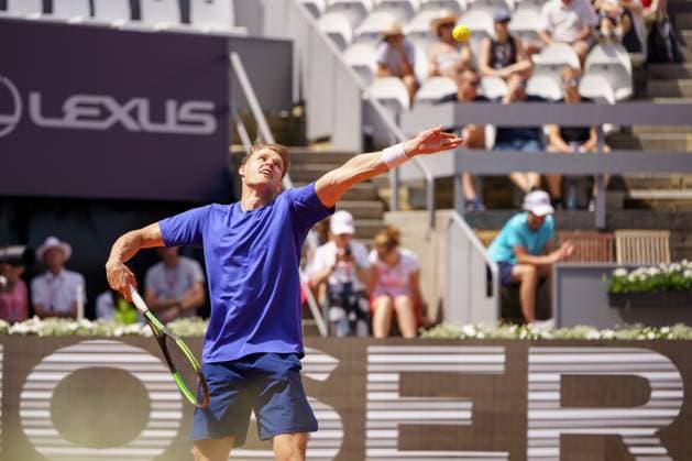 Generali Open ATP 250 2024 Kitzbühel, 26 07 2024 Hendrik Jebens GER, Germany Generali Open 2024, ATP 250, Sportpark Kitzbühel on 26 07 2024, Kitzbühel Copyright: xBEAUTIFULxSPORTSx Pajonkx