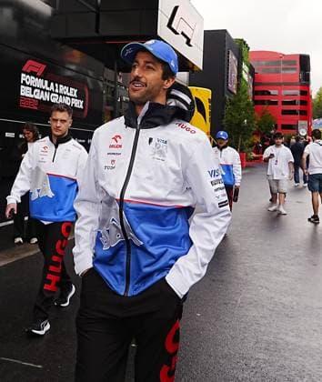 26 07 2024, Circuit de Spa Francorchamps, Spa Francorchhamps, Formula 1 Rolex Belgian Grand Prix 2024 , pictured Daniel Ricciardo AUS , Visa Cash App RB Formula One Team Defodi 506 20240726 hbr 0126 Defodi-506