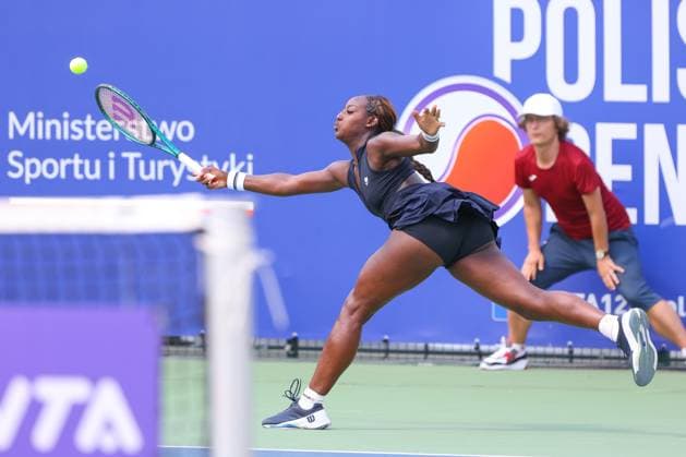 WARSZAWA 26.07.2024 TURNIEJ WTA, Tennis Damen 125 POLISH OPEN --- TENNIS TOURNAMENT WTA 125 POLISH OPEN IN WARSAW ALYCIA PARKS FOT. ANNA KLEPACZKO FOTOPYK NEWSPIX.PL --- Newspix.pl  240726LUM046