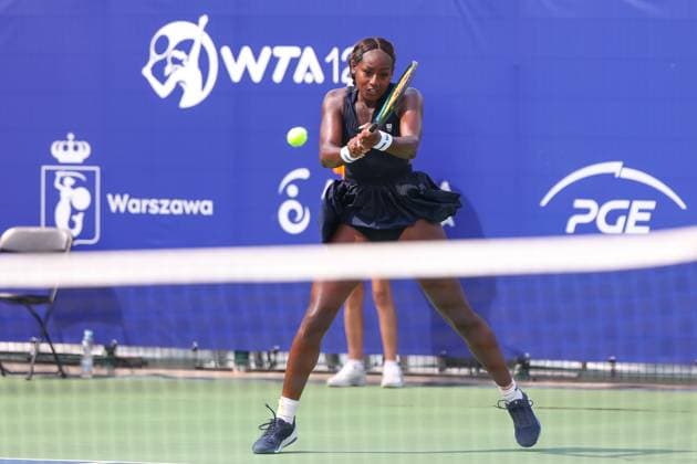 WARSZAWA 26.07.2024 TURNIEJ WTA, Tennis Damen 125 POLISH OPEN --- TENNIS TOURNAMENT WTA 125 POLISH OPEN IN WARSAW ALYCIA PARKS FOT. ANNA KLEPACZKO FOTOPYK NEWSPIX.PL --- Newspix.pl  240726LUM048
