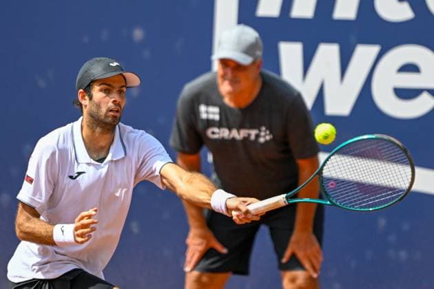 TENNIS - ATP, Tennis Herren Generali Open 2024 KITZBUEHEL,AUSTRIA,26.JUL.24 - TENNIS - ATP World Tour, Generali Open. Image shows Facundo Diaz Acosta (ARG).  GEPAxpictures xDanielxSchoenherr