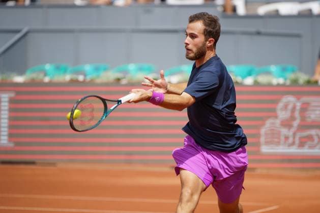 Generali Open ATP 250 2024 Kitzbühel, 26 07 2024 Hugo Gaston FRA, France Generali Open 2024, ATP 250, Sportpark Kitzbühel on 26 07 2024, Kitzbühel Copyright: xBEAUTIFULxSPORTSx Pajonkx