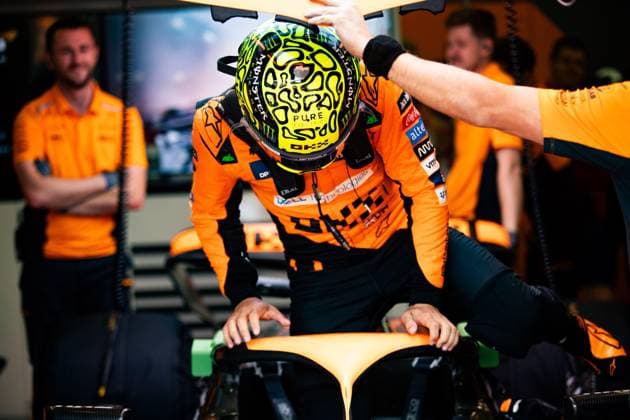 NORRIS Lando (gbr), McLaren F1 Team MCL38, portrait during the Formula 1 Rolex Belgian Grand Prix 2024, 14th round of the 2024 Formula One World Championship, WM, Weltmeisterschaft from July 26 to 28, 2024 on the Circuit de Spa-Francorchamps, in Stavelot, Belgium - F1 - BELGIAN GRAND PRIX 2024 DPPI Panoramic  240726_R14_BELGIO_DP__F_10102.CR2_