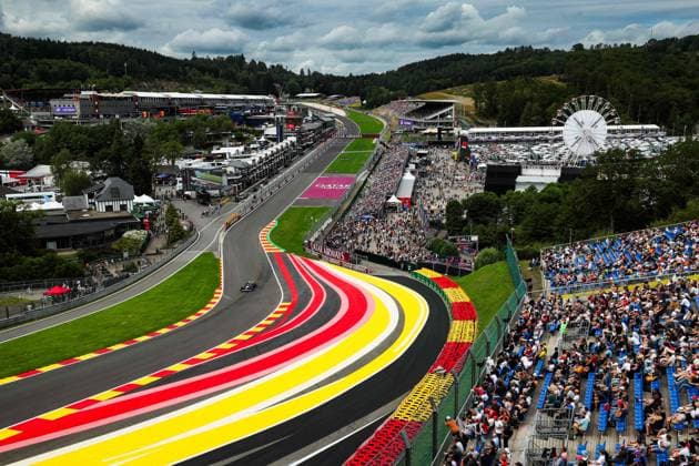 03 RICCIARDO Daniel (aus), Visa Cash App RB F1 Team VCARB 01, action during the Formula 1 Rolex Belgian Grand Prix 2024, 14th round of the 2024 Formula One World Championship, WM, Weltmeisterschaft from July 26 to 28, 2024 on the Circuit de Spa-Francorchamps, in Stavelot, Belgium - F1 - BELGIAN GRAND PRIX 2024 DPPI Panoramic  240726_R14_BELGIO_DP_FG0O1654