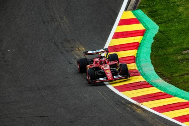 55 Carlos Sainz ESP, Scuderia Ferrari HP , F1 Grand Prix of Belgium at Circuit de Spa Francorchamps on July 26, 2024 in Spa Francorchamps, Belgium Photo by HOCH ZWEI Spa Francorchamps Belgium