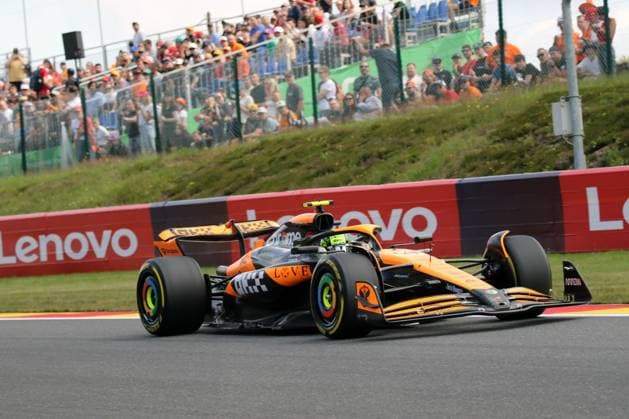 Stavelot, Belgium July 26 28, 2024 FIA Formula 1 World Championship Grand Prix Belgium Circuit de Spa Francorchamps 2024 Pictured Lando Norris GBR Circuit de Spa Francorchamps Copyright: xFotostandx xHorstxBernhardtx