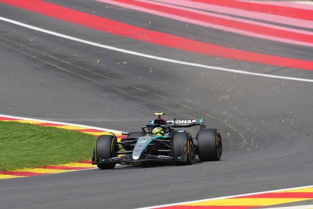 Formula 1 Rolex Belgian Grand Prix 2024 26 07 2024, Circuit de Spa Francorchamps, Spa Francorchhamps, Formula 1 Rolex Belgian Grand Prix 2024 , pictured Lewis Hamilton GBR , Mercedes AMG Petronas Formula One Team nordphotoxGmbHx xBratic nph00250