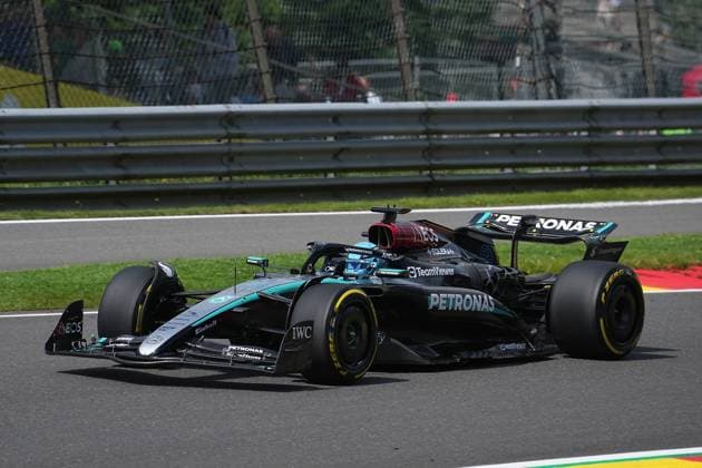 26 07 2024, Circuit de Spa Francorchamps, Spa Francorchhamps, Formula 1 Rolex Belgian Grand Prix 2024 , in the picture George Russell GBR , Mercedes AMG Petronas Formula One Team Defodi 506 20240726 hbr 1770 Defodi-506
