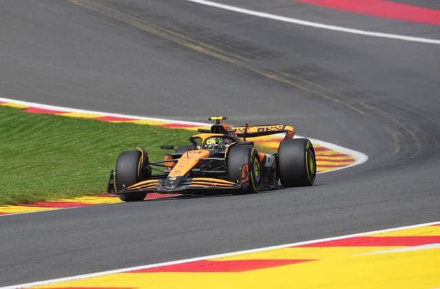 Formula 1 Rolex Belgian Grand Prix 2024 26 07 2024, Circuit de Spa Francorchamps, Spa Francorchhamps, Formula 1 Rolex Belgian Grand Prix 2024 , in the picture Lando Norris GBR , McLaren F1 Team nordphotoxGmbHx xBratic nph00250