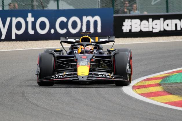 Stavelot, Belgium July 26 28, 2024 FIA Formula 1 World Championship Grand Prix Belgium Circuit de Spa Francorchamps 2024 In the picture Max Verstappen NLD Circuit de Spa Francorchamps Copyright: xFotostandx xHorstxBernhardtx
