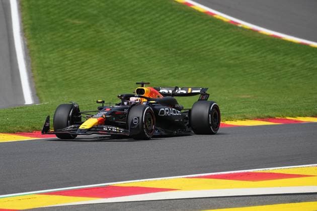 Formula 1 Rolex Belgian Grand Prix 2024 26 07 2024, Circuit de Spa Francorchamps, Spa Francorchhamps, Formula 1 Rolex Belgian Grand Prix 2024 , pictured Max Verstappen NLD , Oracle Red Bull Racing nordphotoxGmbHx xBratic nph00250