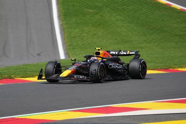 Formula 1 Rolex Belgian Grand Prix 2024 26 07 2024, Circuit de Spa Francorchamps, Spa Francorchhamps, Formula 1 Rolex Belgian Grand Prix 2024 , pictured Sergio Perez MEX , Oracle Red Bull Racing nordphotoxGmbHx xBratic nph00250
