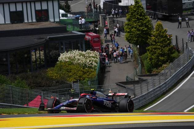 26 07 2024, Circuit de Spa Francorchamps, Spa Francorchhamps, Formula 1 Rolex Belgian Grand Prix 2024 , in the picture Yuki Tsunoda JPN , Visa Cash App RB Formula One Team Defodi 506 20240726 hbr 2716 Defodi-506