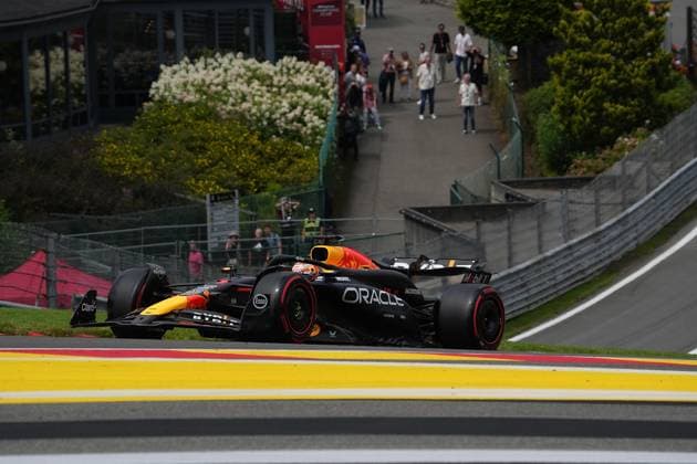 Formula 1 Rolex Belgian Grand Prix 2024 26 07 2024, Circuit de Spa Francorchamps, Spa Francorchhamps, Formula 1 Rolex Belgian Grand Prix 2024 , pictured Max Verstappen NLD , Oracle Red Bull Racing nordphotoxGmbHx xBratic nph00250