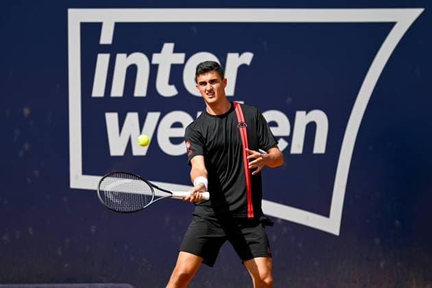 TENNIS - ATP, Tennis Herren Generali Open 2024 KITZBUEHEL,AUSTRIA,26.JUL.24 - TENNIS - ATP World Tour, Generali Open. Image shows Alexander Erler (AUT).  GEPAxpictures xDanielxSchoenherr