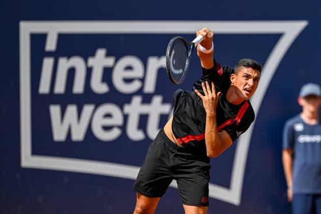 TENNIS - ATP, Tennis Herren Generali Open 2024 KITZBUEHEL,AUSTRIA,26.JUL.24 - TENNIS - ATP World Tour, Generali Open. Image shows Alexander Erler (AUT).  GEPAxpictures xDanielxSchoenherr