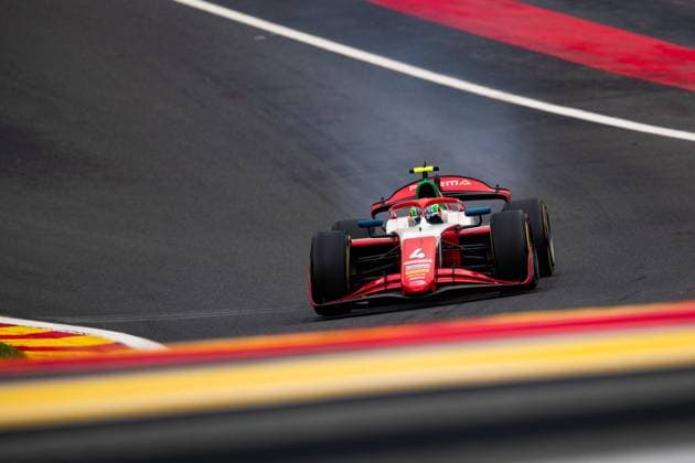 04 ANTONELLI Andrea Kimi (ita), Prema Racing, Dallara F2 2024, action during the 10th round of the 2024 FIA Formula 2 Championship from July 26 to 28, 2024 on the Circuit de Spa-Francorchamps, in Stavelot, Belgium - AUTO - FORMULA 2 2024 - SPA-FRANCORCHAMPS DPPI Panoramic  240726_R14_BELGIO_DP__F_10002.CR2_