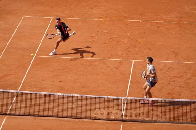 Generali Open ATP 250 2024 Kitzbühel, 26 07 2024 Alexander Erler AUT, Austria and Andreas Mies GER, Germany Generali Open 2024, ATP 250, Sportpark Kitzbühel on 26 07 2024, Kitzbühel Copyright: xBEAUTIFULxSPORTSx Pajonkx